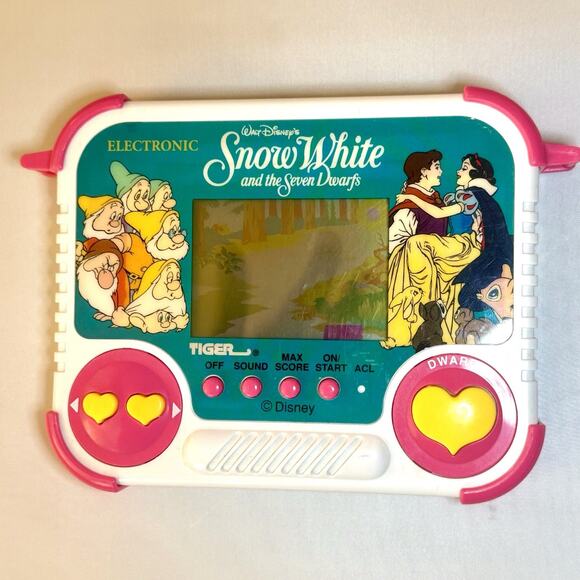 Vintage Tiger Snow White & Seven Dwarfs Electronic Handheld LCD Game Tested - Picture 1 of 7